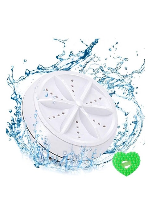 Mini personal washing machine with rotary motor design and portable, convenient and suitable for travel, home and business trips,