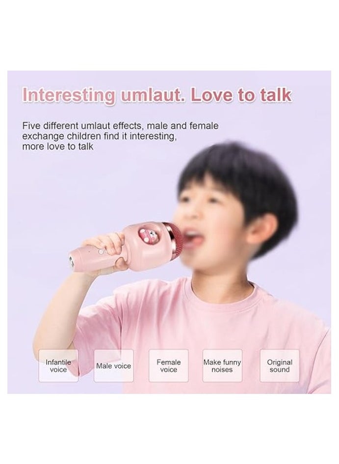Toy Box - Wireless BT Microphone Portable Handheld Mic Variable Sound Function 1200mAh with Night Light Intelligent Noise Reduction - Image 1