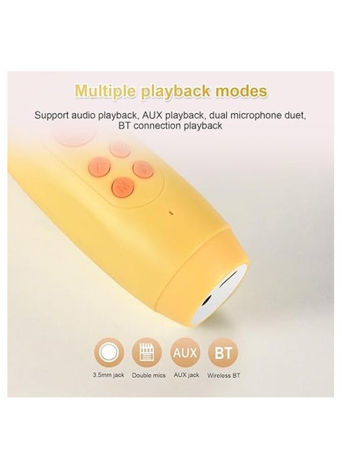 Toy Box - Wireless BT Microphone Portable Handheld Mic Variable Sound Function 1200mAh with Night Light Intelligent Noise Reduction - Image 1