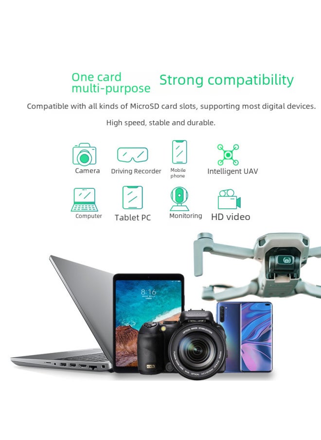 Memory Card Small Capacity 128m Speaker 256m Point Reading Pen 512m Bluetooth Headset 1g Early Education Machine 2G-Color:Black-Capacity:512GB-High Speed C10-U3 Premium Edition  - Image 4