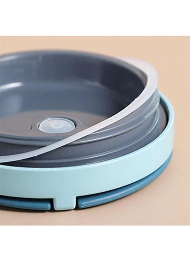Insulated Food Jar, 1000ml Soup Container Lunch Box, Stainless Steel Bento Box with Handle, Breakfast Cup Soup Storage Container Sealed for Work Travel (Blue)