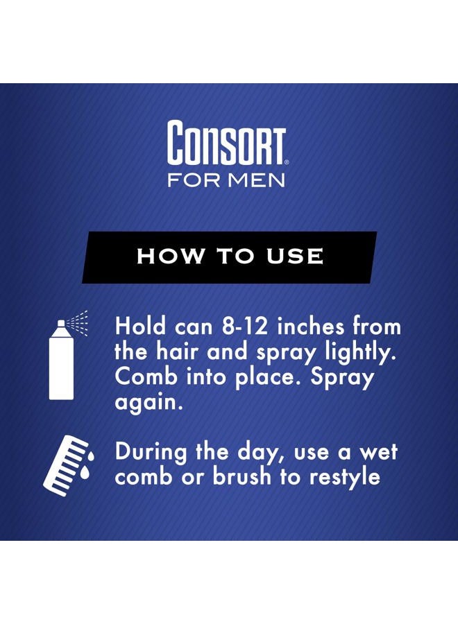 Consort Extra Hold Hair Spray, Unscented, 8.3 Oz - Image 4