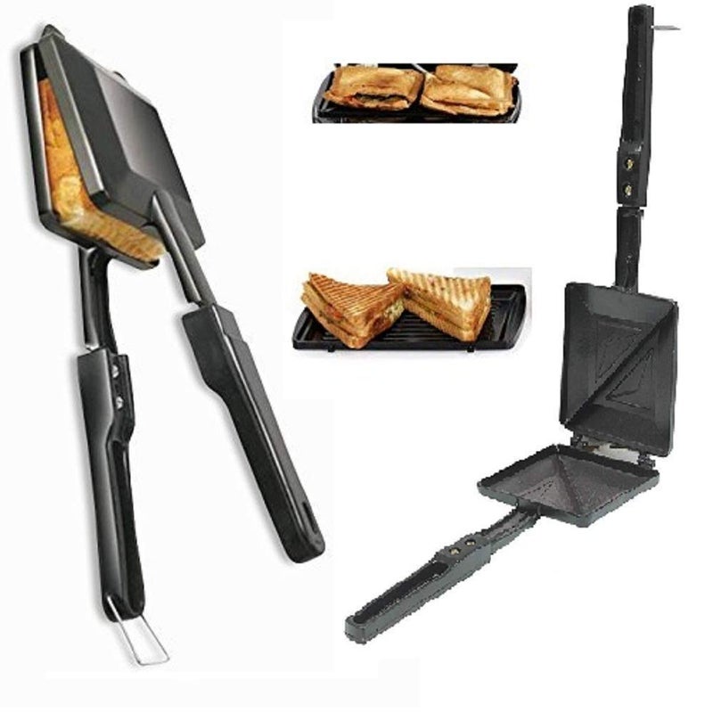 RBGIIT Non Stick Sandwich Maker Grill Toaster For Kids Sandwich Double Sided Pan Sandwich Maker Dishwasher Safe - Image 3