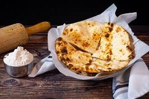 THW THW Stainless steel Round Shaped Bread Basket Roti Chapati Naan Tokri Pack of 4 pieces  - Image 3