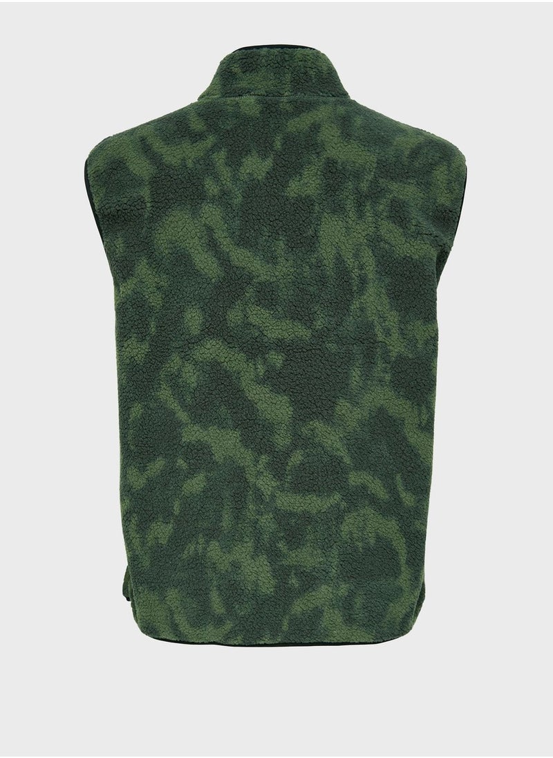 Only & Sons - Printed Vest Jacket - Image 1