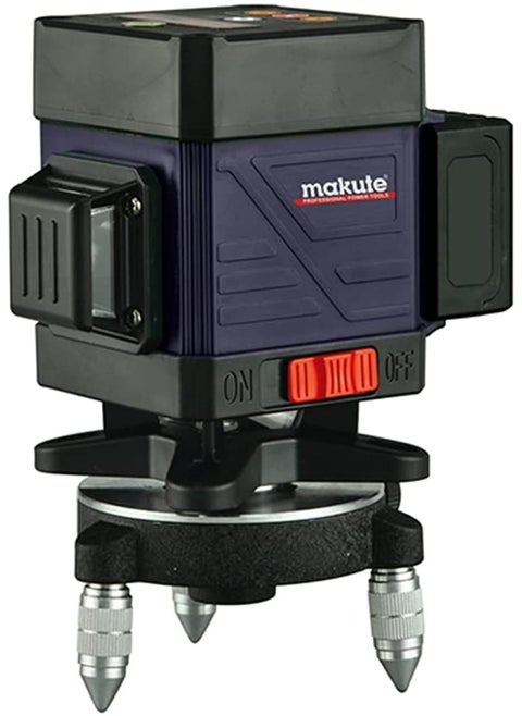 Makute Mcty 12 Line Laser Level Gauge Green Beam With Remote