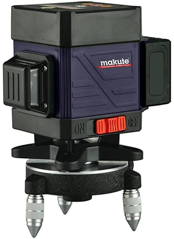 makute - Makute Mcty 12 Line Laser Level Gauge Green Beam With Remote - Image 1