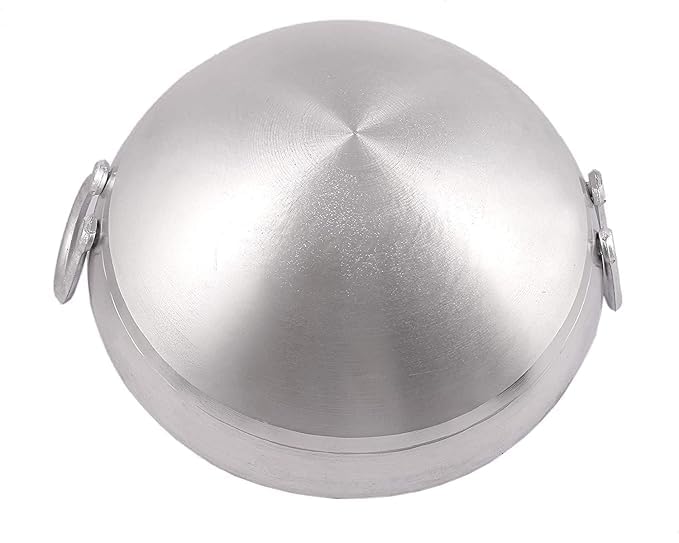 KITCART Aluminium Kadai/Frying Pan for Cooking Kadhai with Handle Deep Frying Karahi Fry Pan for Kitchen (2 Liter). - Image 2