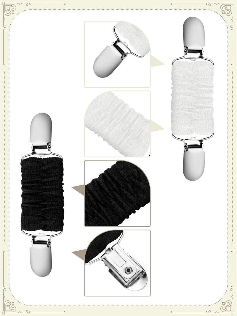 Aputue Shawl Clip, 3 PCS Set Elegant Decorative Sweater Clips for Womens, Vintage Style Adjustable Dress Cinch Clips, Multiple Scarf Clip for Womens Fashionable Clothing Accessories - Image 2