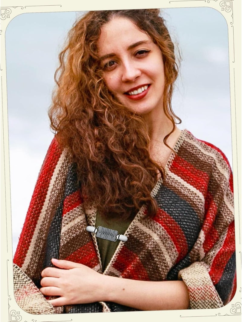 Aputue Shawl Clip, 3 PCS Set Elegant Decorative Sweater Clips for Womens, Vintage Style Adjustable Dress Cinch Clips, Multiple Scarf Clip for Womens Fashionable Clothing Accessories - Image 5