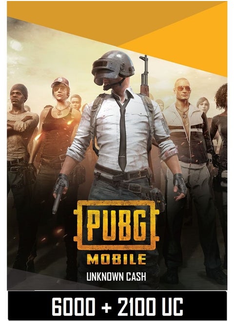 PUBG Mobile 6000 With 2100 UC Global - Digital Code (Delivery via SMS/WhatsApp)