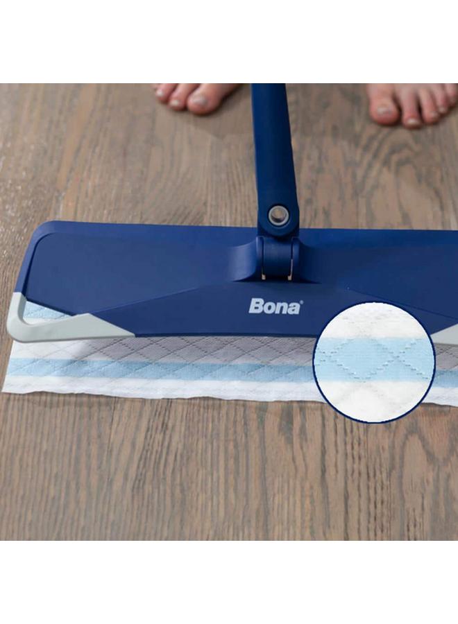 BONA Lavender Scent Hardwood Floor Disposable Wet Cleaning Pads Blue and White - Image 3