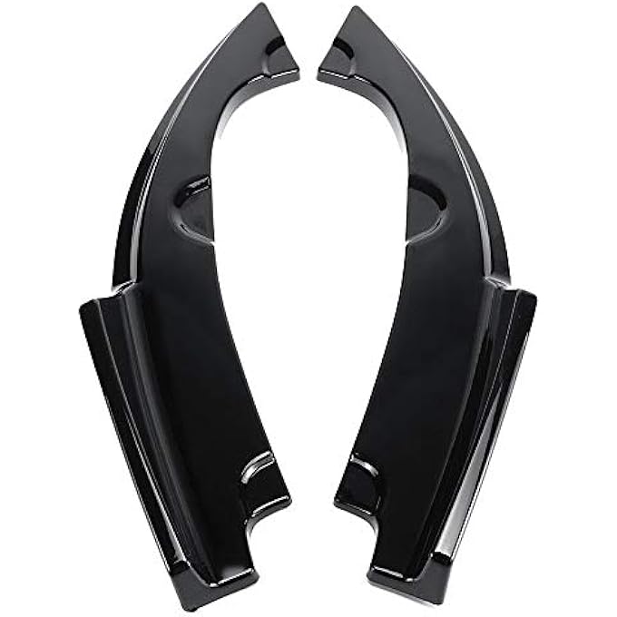 Domary Light Black Anti Scratch Car Rear Bumper Lip Diffuser Splitter for Honda Civic 2016 to 2018 - 2 Pieces - Image 4