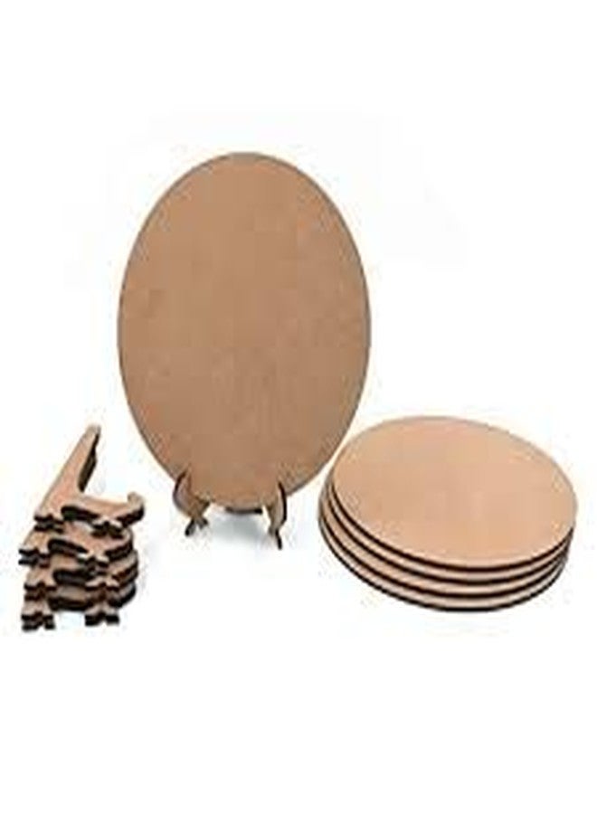 Get Inspired DIY Coasters Set of 8 for DIY Activities MDF - Make Your own Design, Artwork, Hobby, Decoupage etc 4inch Diameter (3.5mm) - Image 5