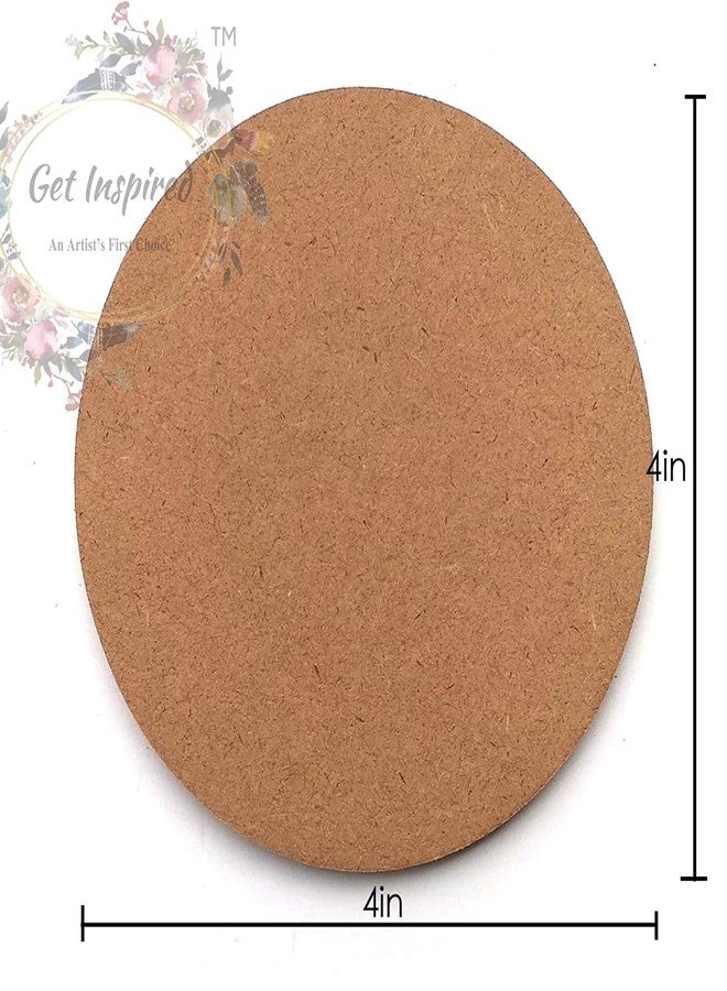 Get Inspired DIY Coasters Set of 8 for DIY Activities MDF - Make Your own Design, Artwork, Hobby, Decoupage etc 4inch Diameter (3.5mm) - Image 4