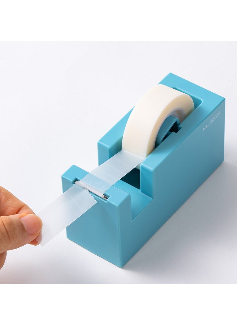 Deli - Nusign ENS121 Modern Tape Dispenser - 18-60mm Width, 1Cr17 Blade & Non-Slip Silicone Base, Blue - Image 1