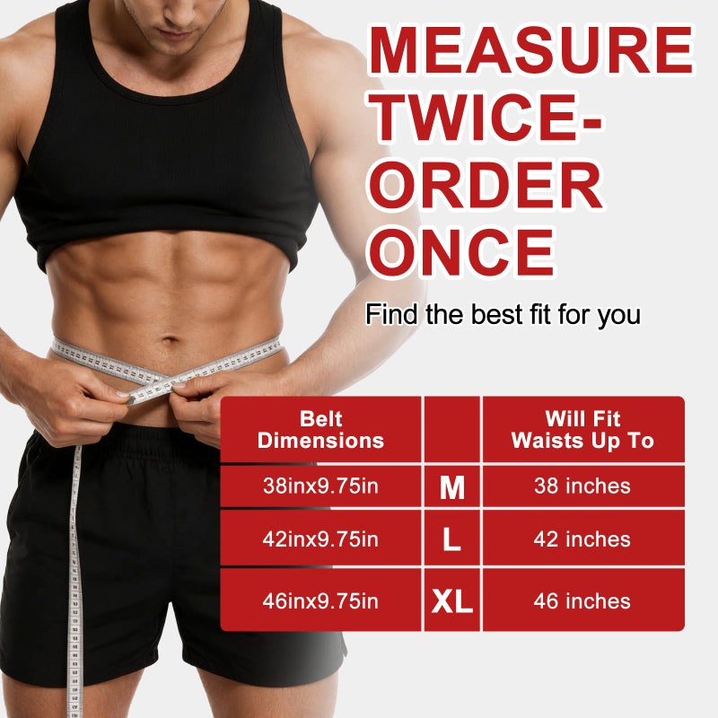 MORECOO Waist Trainer for Women - 9.75" Double Wrap Waist Trimmer & Sweat Band for Weight Loss, Tummy Control, Workout & Postpartum Recovery Neoprene Body Shaper Black - Image 3