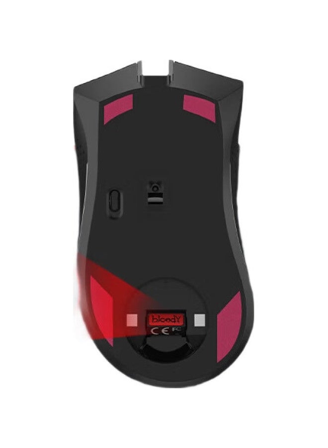 A4TECH R90Plus Wireless Gaming Mouse For Laptops And Desktop Computers, Pubg Cf Lol Blood Ghost E-Sports Mechanical Mouse With Type-C Interface And Rechargeable Battery - Image 2