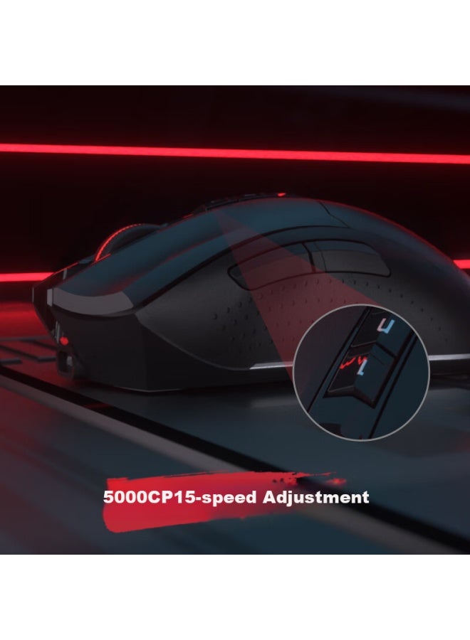 A4tech R90plus Wireless Gaming Mouse For Laptops And Desktop Computers, Pubg Cf Lol Blood Ghost E-sports Mechanical Mouse With Type-c Interface And Rechargeable Battery - Image 5