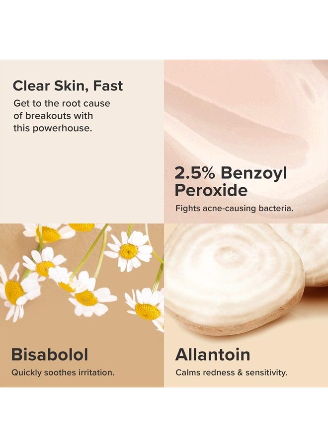 PAULA'S CHOICE علاج CLEAR اليومي لتنظيف البشرة مع بيروكسيد البنزيل لعلاج حب الشباب والاحمرار، 2.25 أونصة سائلة (قوة عادية) - Image 3