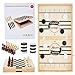 HELLO PAPAYA Foldable Fast Sling Puck Game with Chess Board and Checkers Board Tic Tac Toe Wooden Air Hockey Family NightTable Games Gifts for Adults and Kids - Image 4