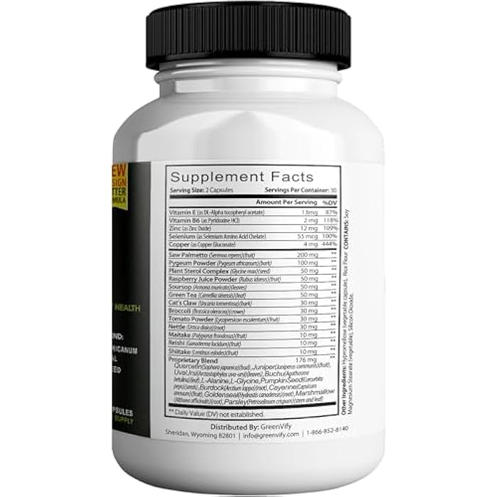 GREENVIFY Saw Palmetto for Men Prostate Supplement | Prostate Support Supplement for Men's Health | Potent Saw Palmetto for DHT, Urinary and Prostate Health (60, Men) - Image 3