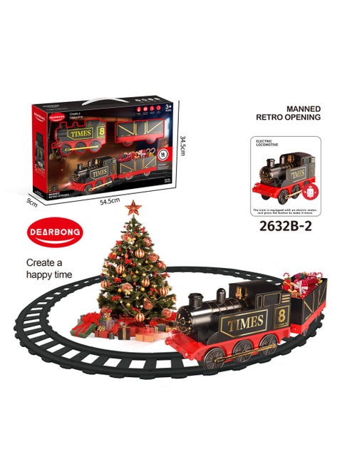 Electric Retro Toy Train Set - Ages 3+