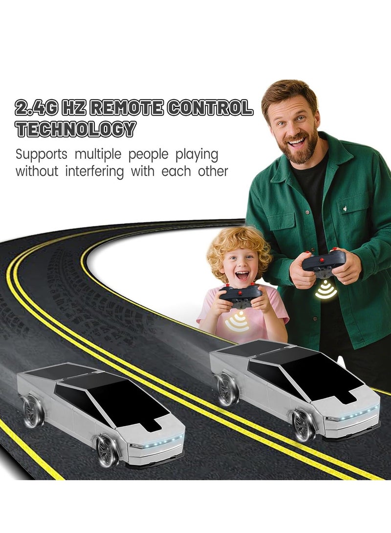 RAKAY 2in1 Transform Car Robot with Lights, Independent 2.4G Robot Deformation Car Model Toy for Children, Transforming Robot Remote Control Car with One Button Transformation & 360 Speed Drifting 1:18 Scale - Image 5