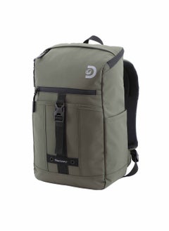 Discovery Discovery SHIELD RPET Polyester Top Zip Open Laptop Backpack Khaki with Tablet Compartment, Casual Backpack 30L Large Capacity Laptop Bag Water-Resistant,Multi-pocket School Travel Business Bag  - Image 2