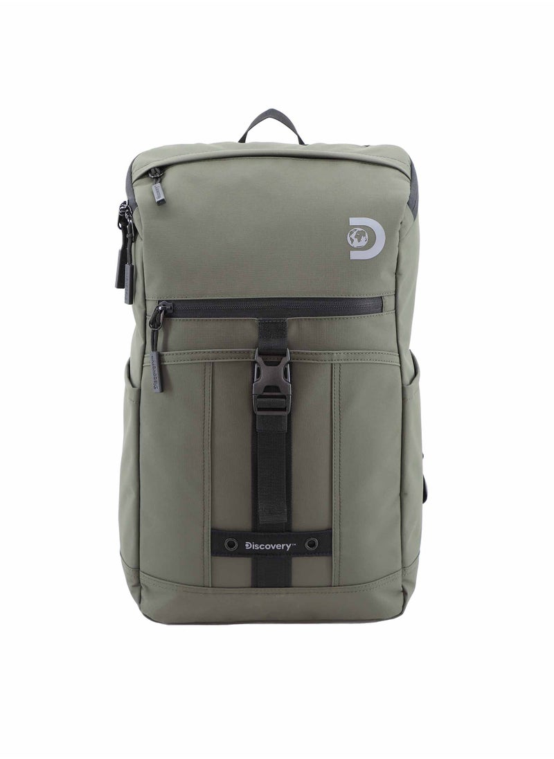 Discovery SHIELD RPET Polyester Top Zip Open Laptop Backpack Khaki with Tablet Compartment, Casual Backpack 30L Large Capacity Laptop Bag Water-Resistant,Multi-pocket School Travel Business Bag - pzsku/Z0C367D93B766401D812DZ/45/_/1721995742/fd84b1ec-7bee-45f2-a2e4-c64bfd989737