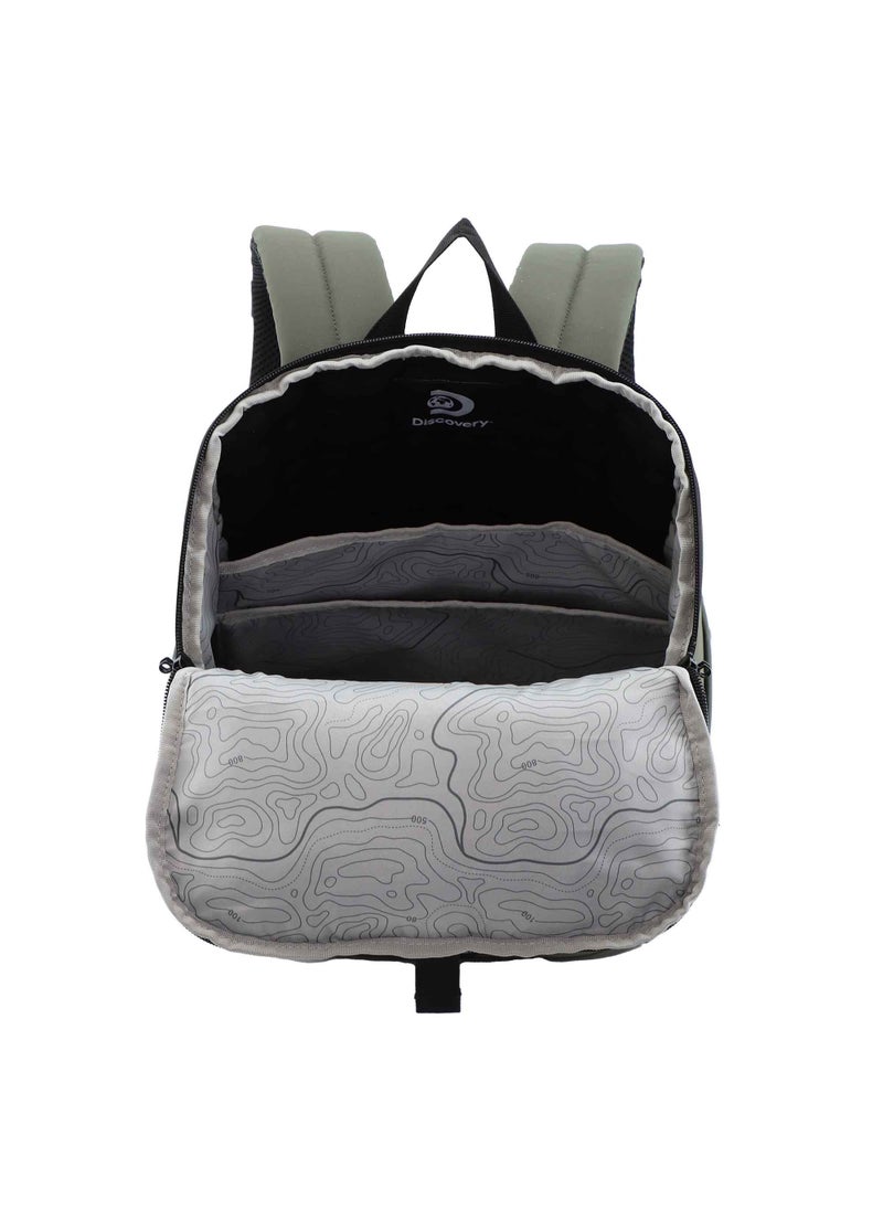Discovery SHIELD RPET Polyester Top Zip Open Laptop Backpack Khaki with Tablet Compartment, Casual Backpack 30L Large Capacity Laptop Bag Water-Resistant,Multi-pocket School Travel Business Bag - pzsku/Z0C367D93B766401D812DZ/45/_/1721995763/bb8dbf56-28a2-479e-8b39-3fedefeff727