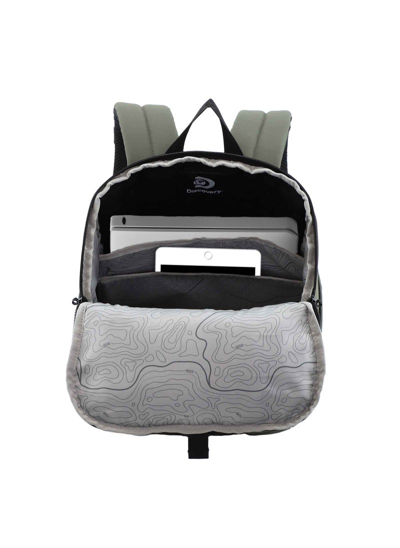 Discovery SHIELD RPET Polyester Top Zip Open Laptop Backpack Khaki with Tablet Compartment, Casual Backpack 30L Large Capacity Laptop Bag Water-Resistant,Multi-pocket School Travel Business Bag - pzsku/Z0C367D93B766401D812DZ/45/_/1721995792/a3b4a7c4-715f-4340-8105-a686929c8e79