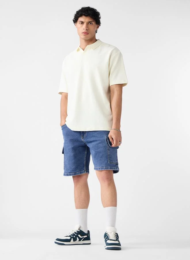 ذا سوليد ستور شورت كارجو دنيم