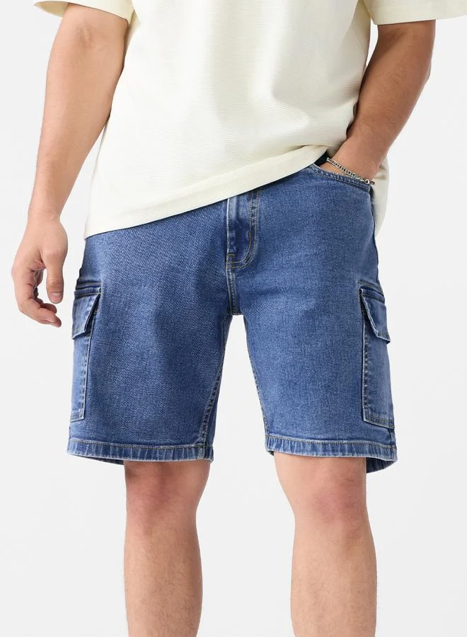 ذا سوليد ستور شورت كارجو دنيم