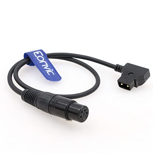Eonvic New D-Tap Male to Female 4-Pin XLR Cable for Power Supply Battery Adapter (Straight) - Image 2