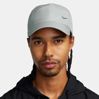 Nike Dri-Fit Club Metal Swoosh Logo Cap