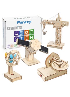 4 In 1 Stem Kits, Stem Projects For Kids Ages 8-12, Assembly 3D Wooden Puzzles, Building Toys, Educational Science Craft Model Kit, Gift For Boys And Girls 8 9 10 11 12 Years Old, Marble Run - pzsku/Z0C36A032911A2C8720B0Z/45/_/1733730376/f92ada7d-eec0-467d-9704-5f979fac6507