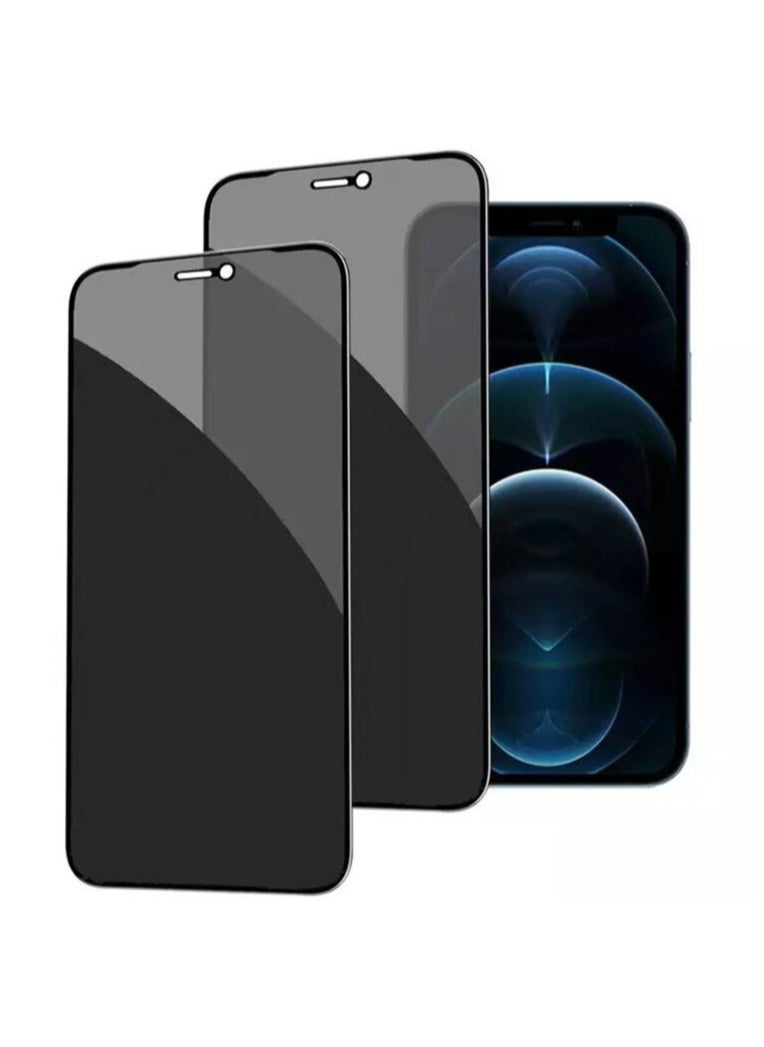 Raxoom (2 Pack) for iPhone 13 Pro Max Privacy Tempered Glass Screen Protector Anti-Scratch with Back Camera glass Alignment Frame Bubble Free Scratch Resistant - Image 1
