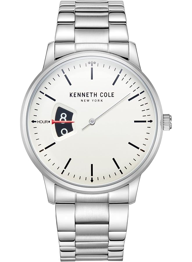 Kenneth Cole Gents Wrist Watch Kcwgh2221102 Silver - Image 1