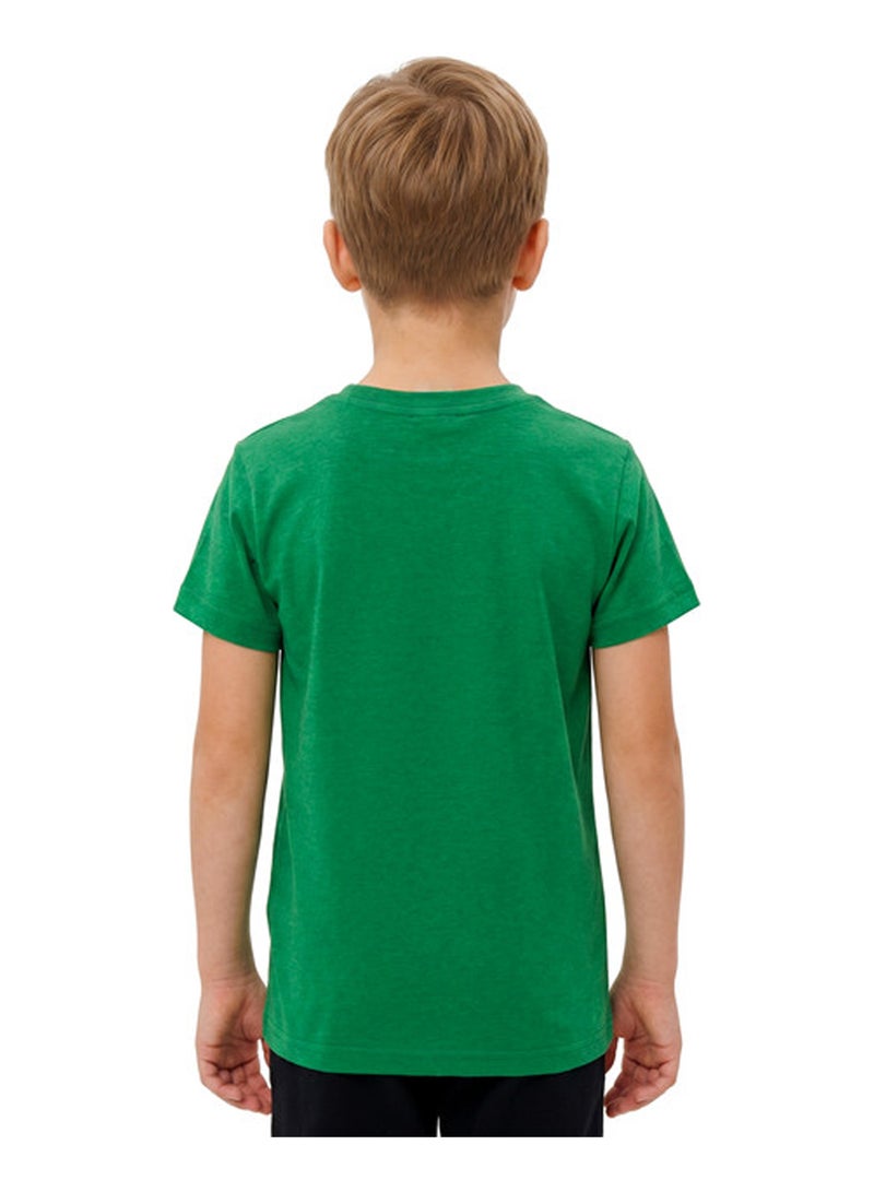 Andora Regular Fit Printed Boys T-Shirt - Green - Image 3