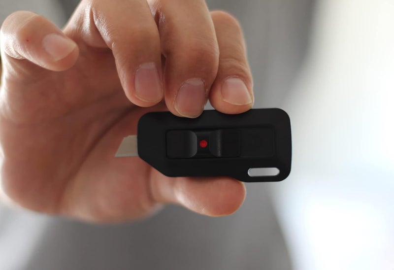 Excefore Mini Box Cutter, Retractable Box Opener, Letter Opener, Compact Edc Pocket Knife, Utility Knife, Blade Retracts Automatically, Built-In Magnet, 4Pc Pack - Image 3