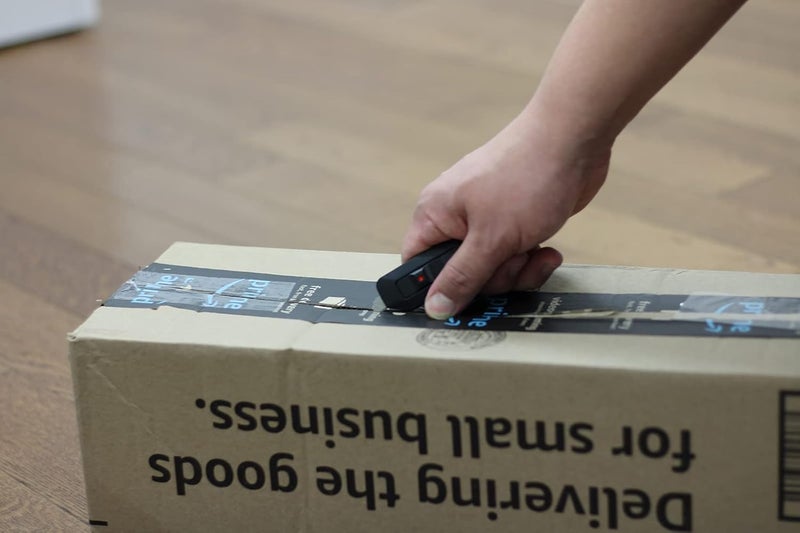 Excefore Mini Box Cutter, Retractable Box Opener, Letter Opener, Compact Edc Pocket Knife, Utility Knife, Blade Retracts Automatically, Built-In Magnet, 4Pc Pack - Image 4