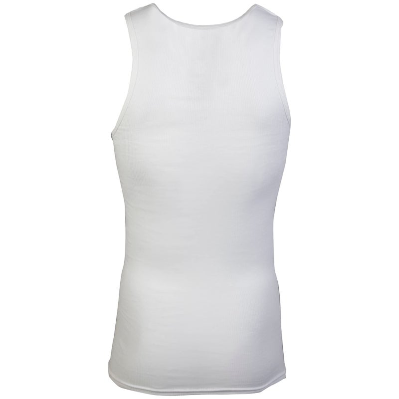 Gildan Men's A-shirt Tanks, Multipack, Style G1104, White (6 Pack), Medium - Image 5