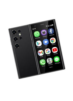 SOYES S23 Pro Super Mini Mobile Small Card Size Phone Android Quad Core Black, Mobile Mini Smartphone Ultra Small Pocket Student Children Men and Women  - Image 1