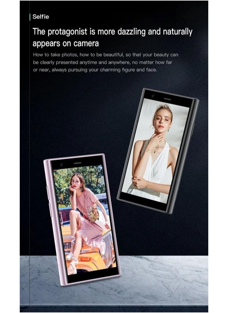 SOYES - S23 Pro Super Mini Mobile Small Card Size Phone Android Quad Core Black, Mobile Mini Smartphone Ultra Small Pocket Student Children Men and Women - Image 1