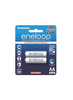 AA 2Pcs Eneloop Rechargeable Battery