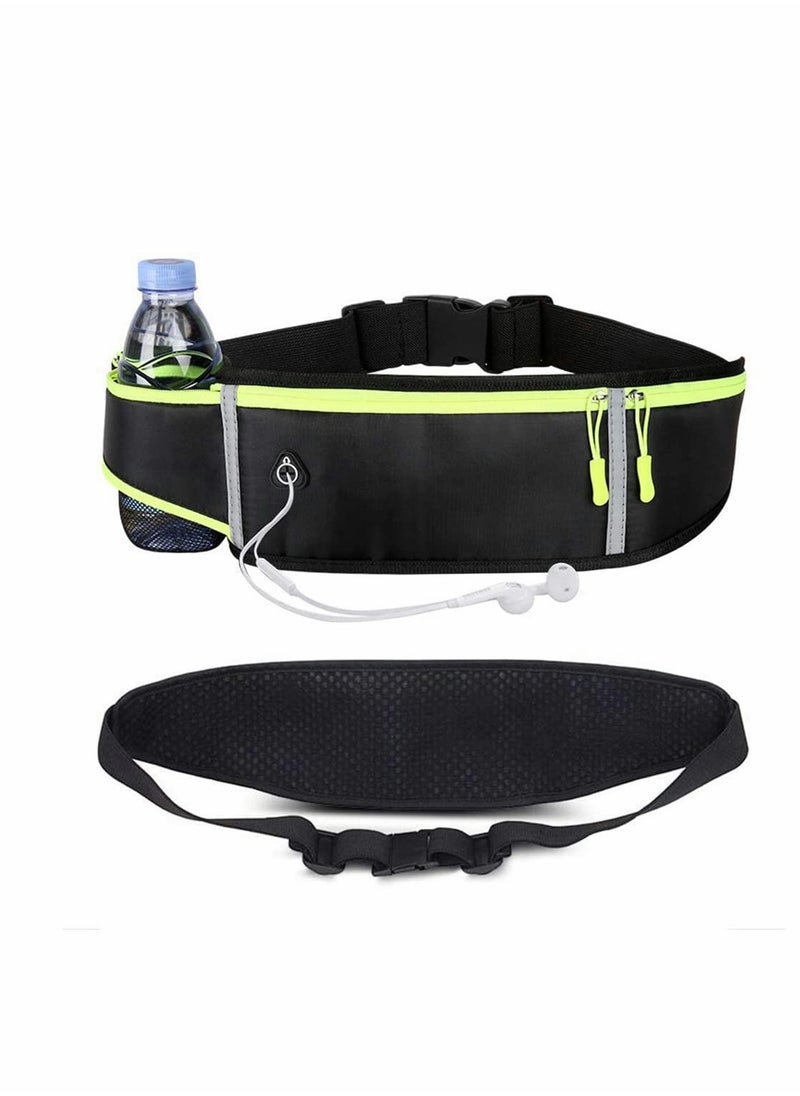 KASTWAVE - Running Belt  Waist Pack with Water Bottle Holder Adjustable Waterproof Waist Bag for Women Men Hiking, Running, Jogging, Workouts, Cycling, Dog... - Image 1
