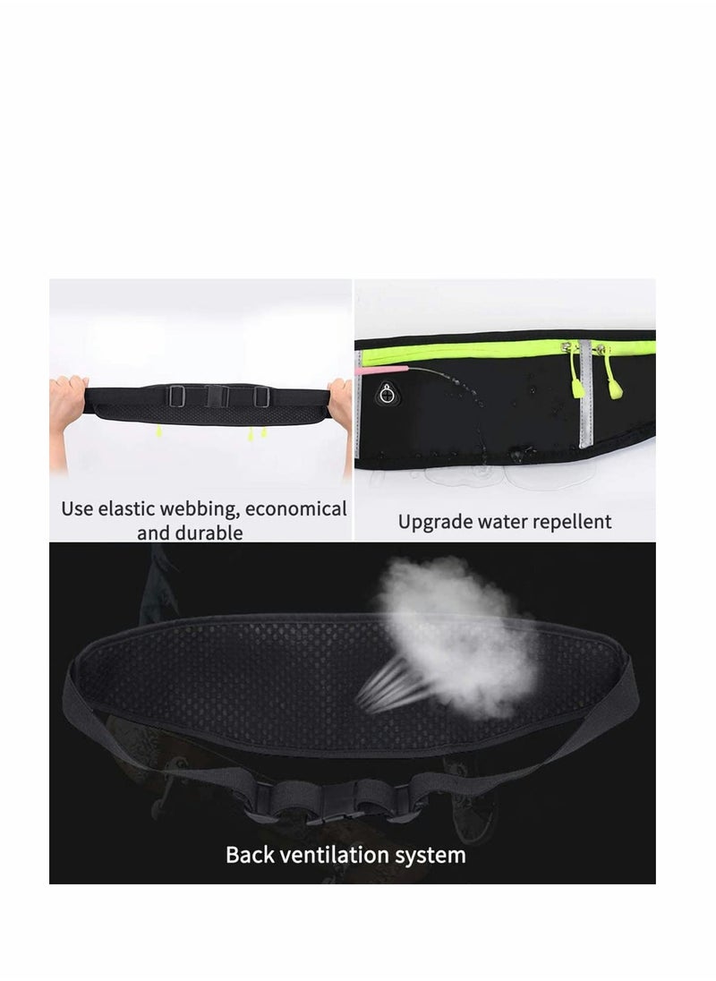 KASTWAVE - Running Belt  Waist Pack with Water Bottle Holder Adjustable Waterproof Waist Bag for Women Men Hiking, Running, Jogging, Workouts, Cycling, Dog... - Image 1
