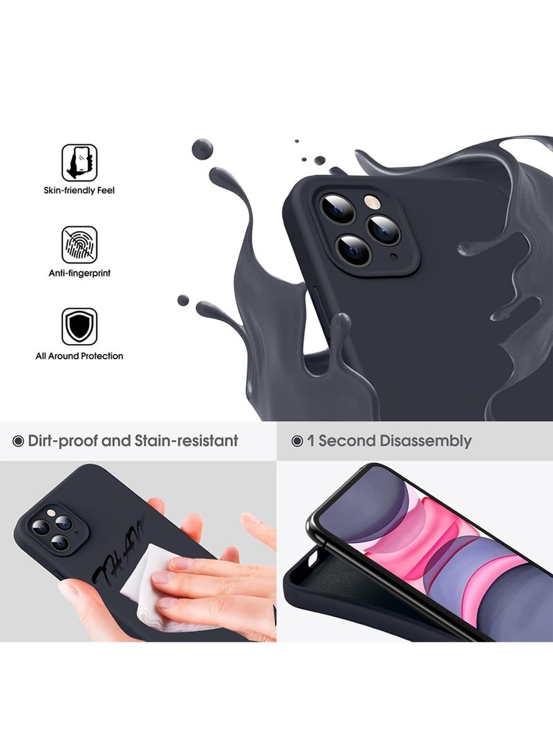 WRISTWISE Case Cover for iPhone 11 Pro - [Camera All-Round Protection] [Soft Microfiber Lining Anti-Scratch] Shockproof Phone Case Cover, Black - Image 3