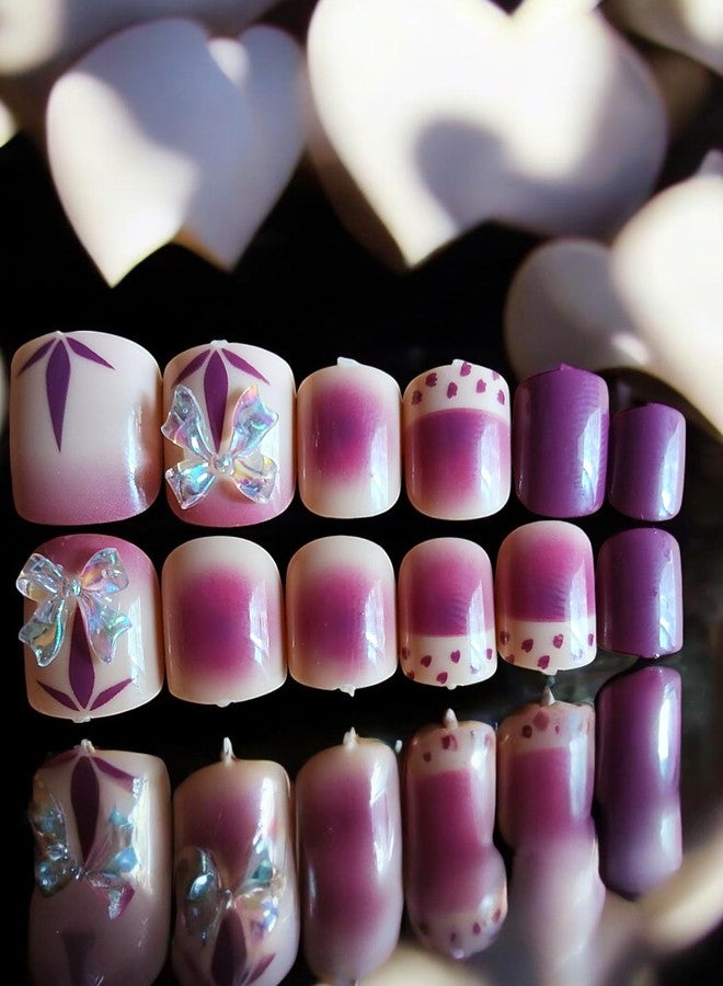 ROHISHALA Premium Designer 12pcs Stick-on Nails set, with Easy Glue Tab application, Nails are Reusable & Unbreakable (NAIL-11) - Image 3